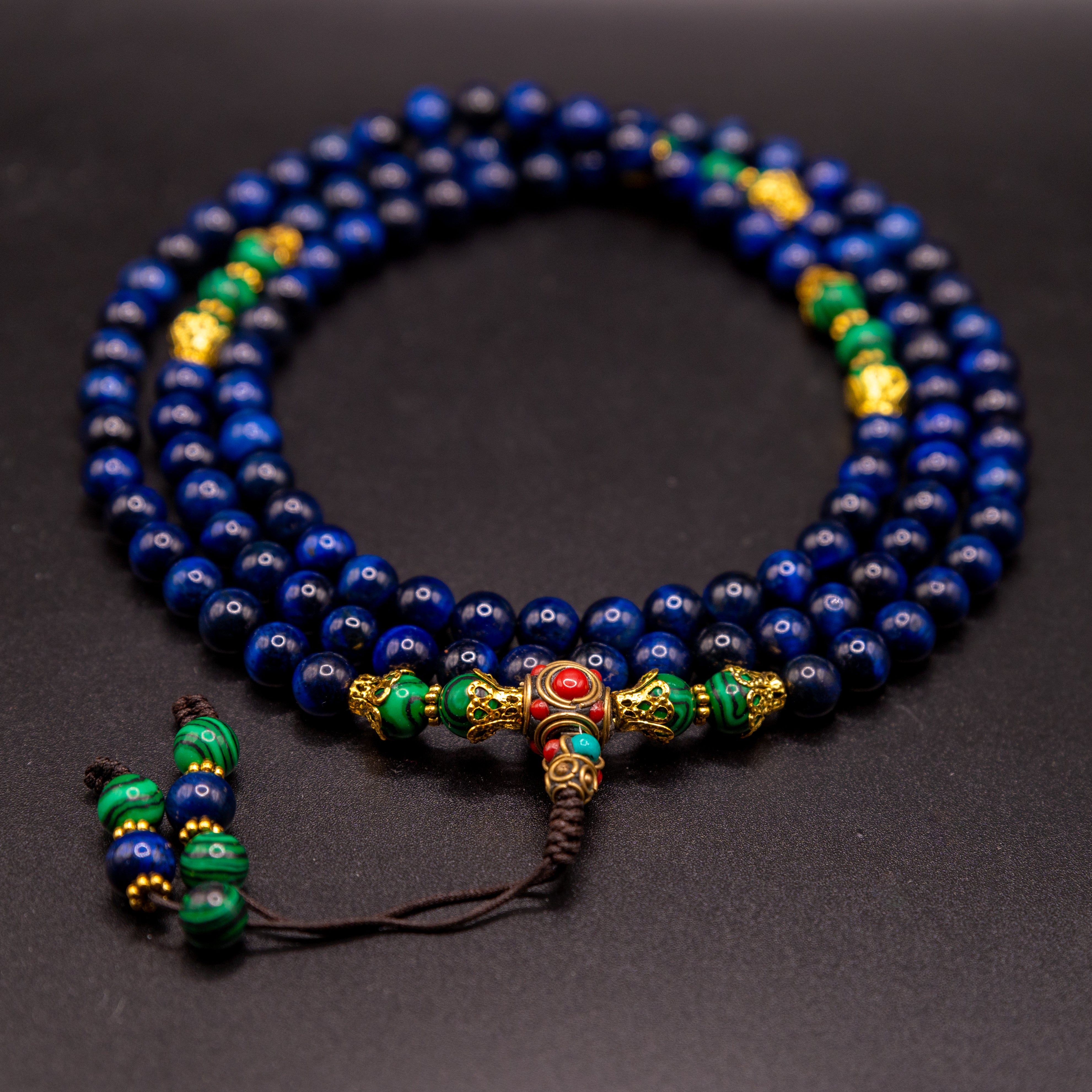 Blue Tiger Eye Clarity and Calm Mala