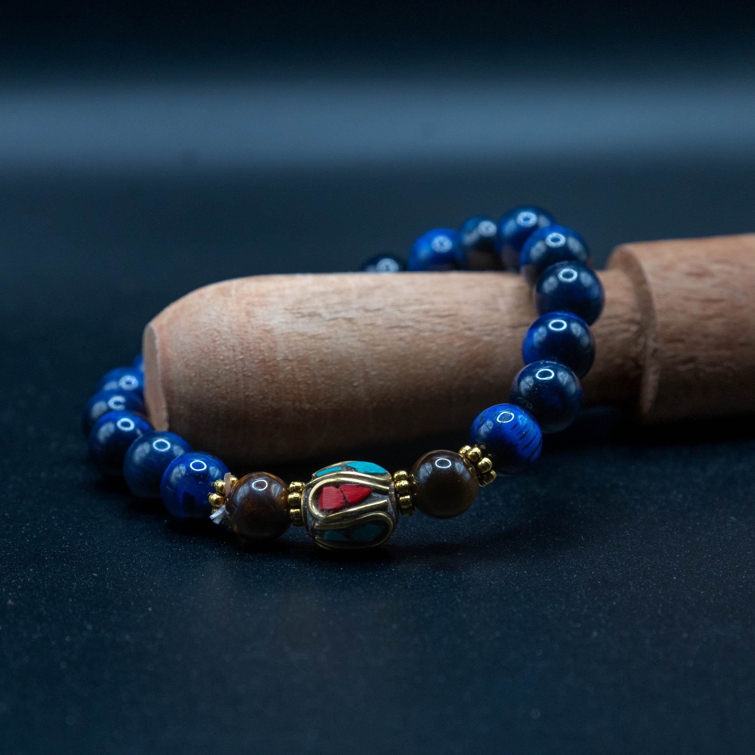 Blue Tiger Eye Bracelet